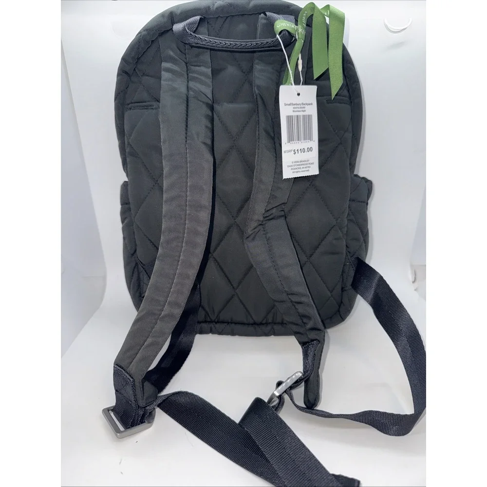 Vera Bradley Women's Performance Twill Small Banbury Backpack, Moonless Night